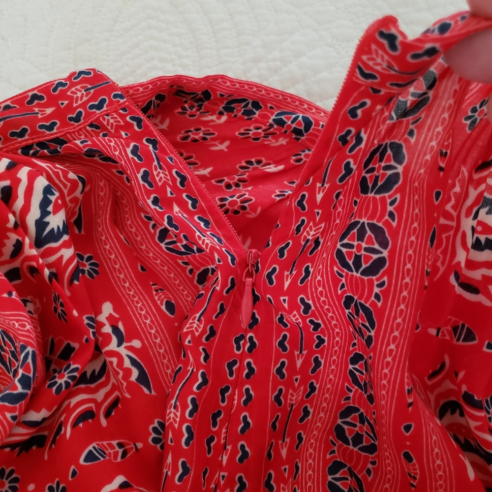 Reserved ❤❤Spell Gypsiana Red NWT Maxi split skirt SZ XL ❤ - Picture 7 of 15